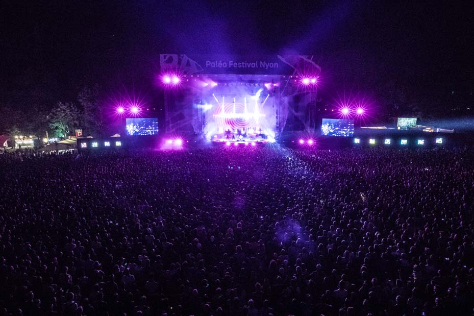 Concert Gorillaz (© Photo Paléo/Nicolas-Patault)