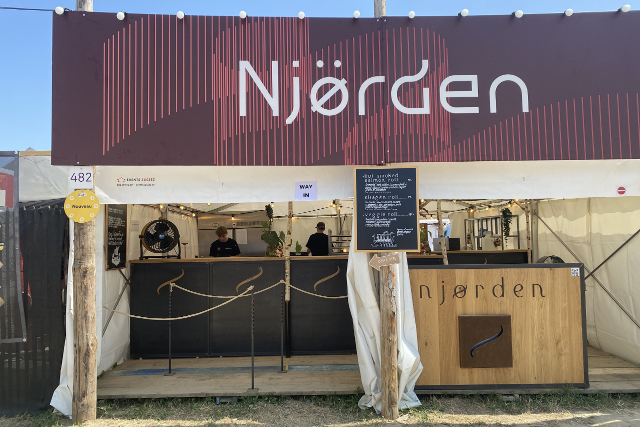 Le stand du Nj&oslash;rden - Paléo 2026
